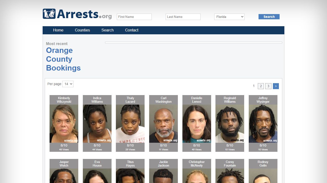 Orange County Arrests and Inmate Search